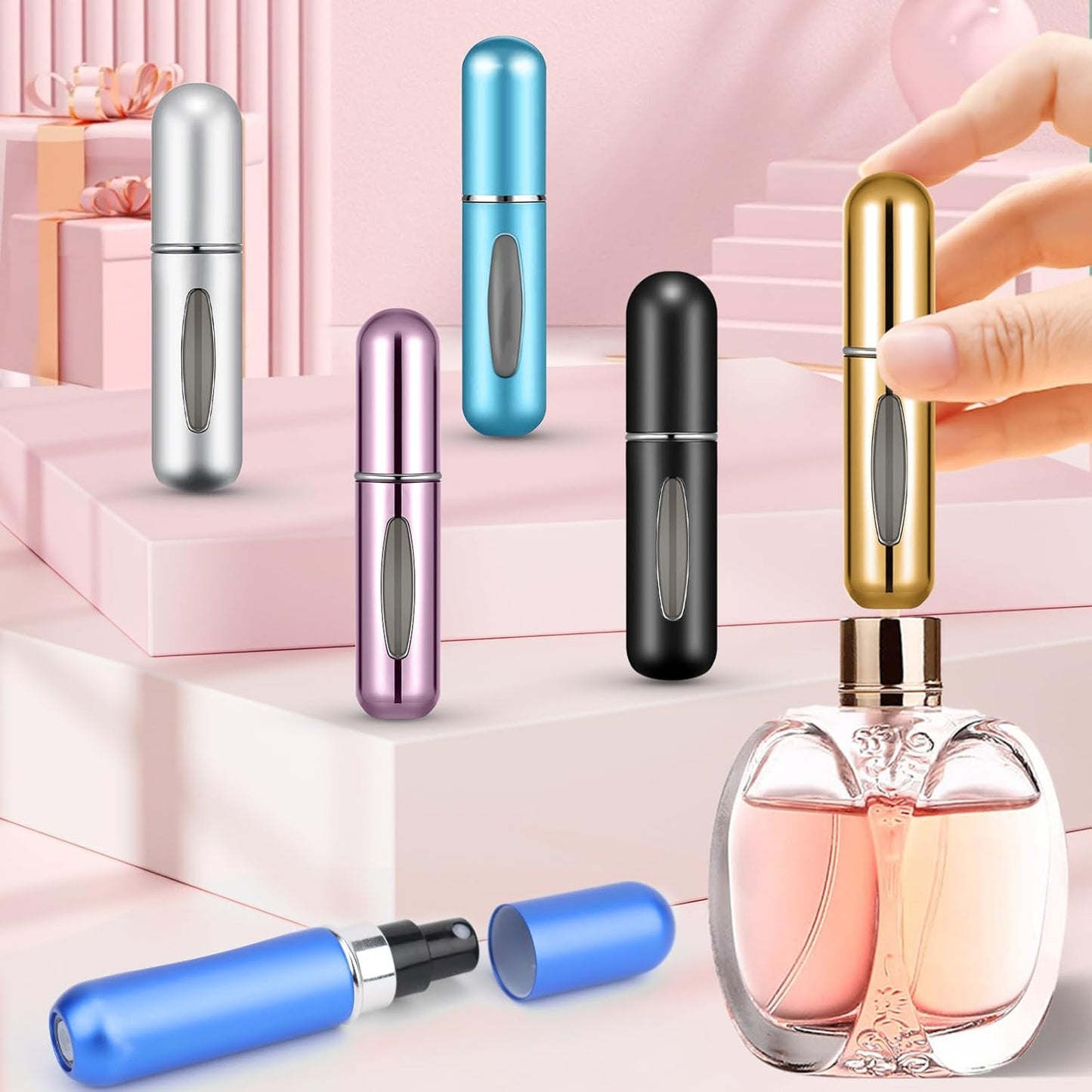 Atomizador para perfumes 5ml pack de 2