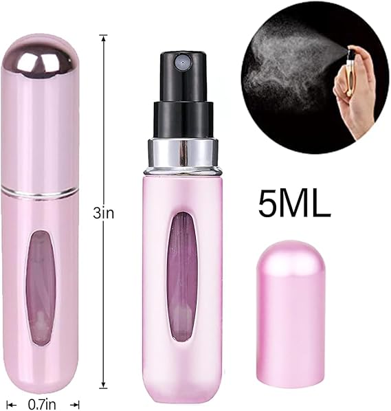 Atomizador para perfumes 5ml pack de 2