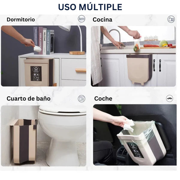 CompactClean™ - Basurero plegable