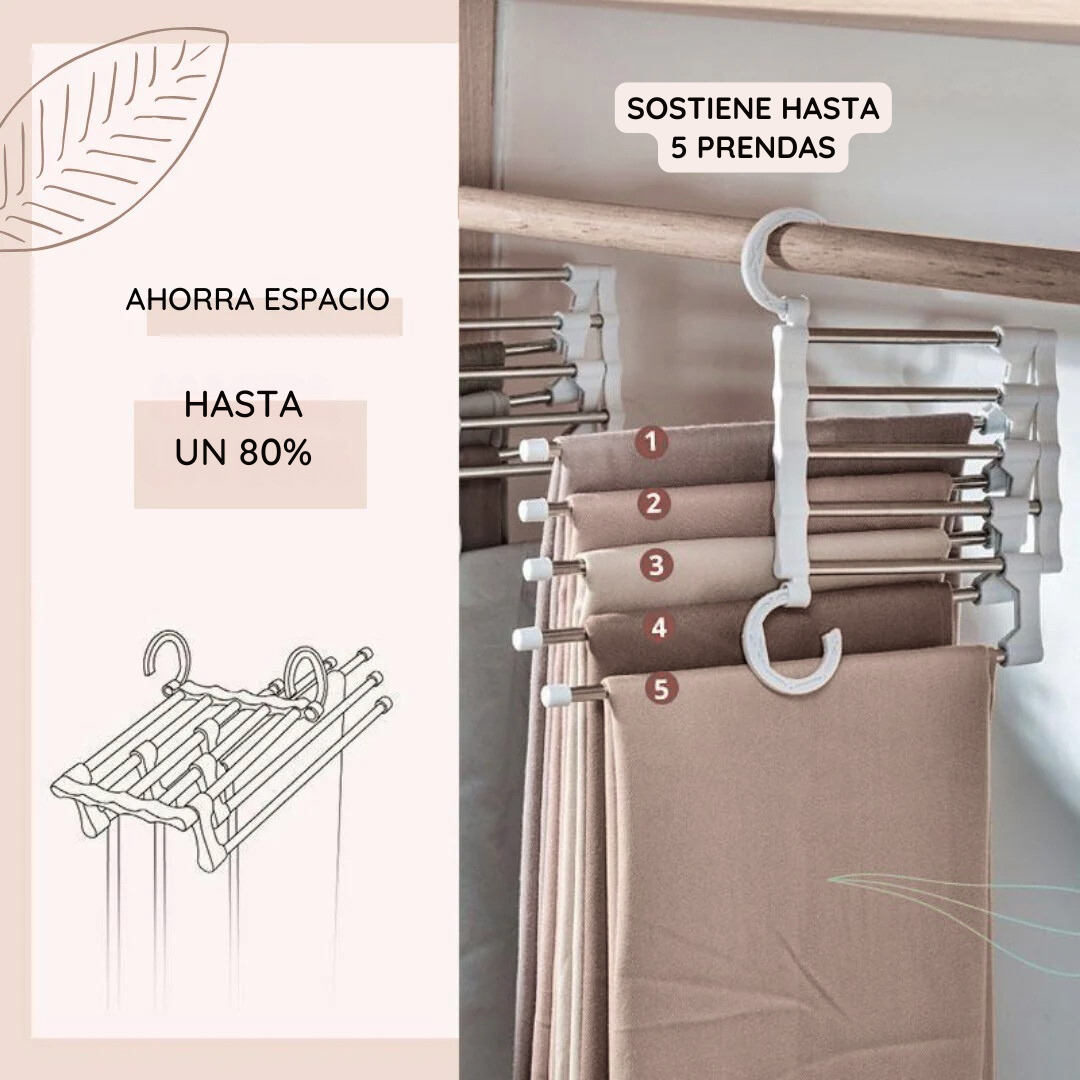 2x1 SpacePlus®️ - Percha rebatible