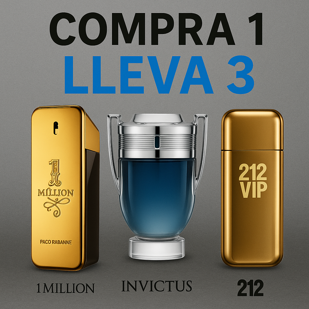 SUPER COMBO 3x1 de Perfumes para Hombres💪✨