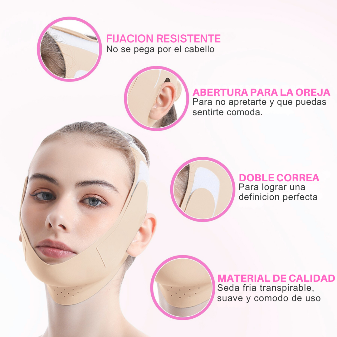FaceLiftPro® - Faja moldeadora para rostro