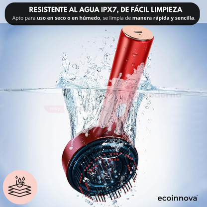 Peine Masajeador con Luz Roja - ecoinnova™