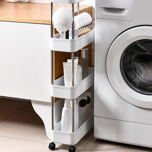 Organizador de 4 niveles con ruedas 360°