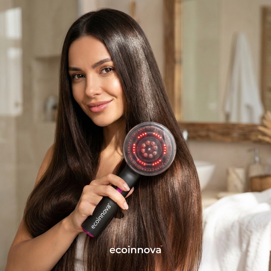 Peine Masajeador con Luz Roja - ecoinnova™