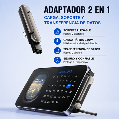 VoltStand® - Cable de carga rápida con Soporte