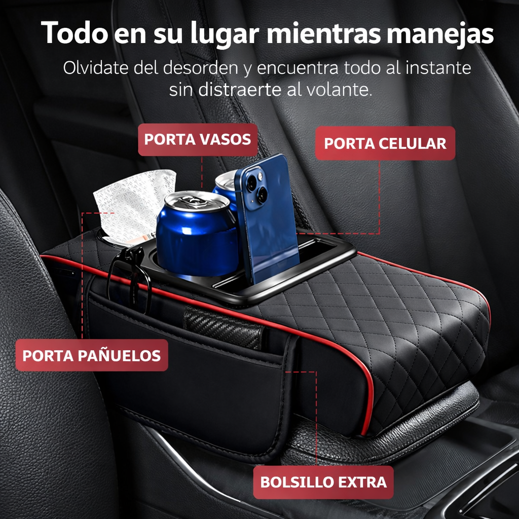 DriveRest®️ - Apoyabrazos Multifuncional para Auto🚗