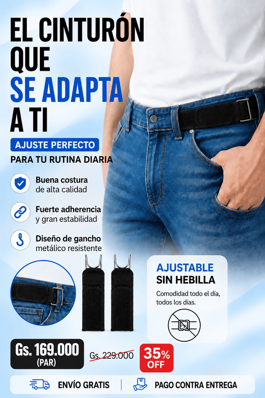 Cinturón sin Hebilla