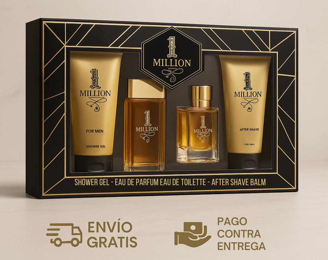 Kit Masculino 1 Million 4 en 1💵