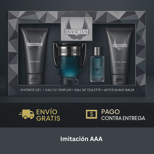 Kit Masculino Invictus 4 en 1 🏆