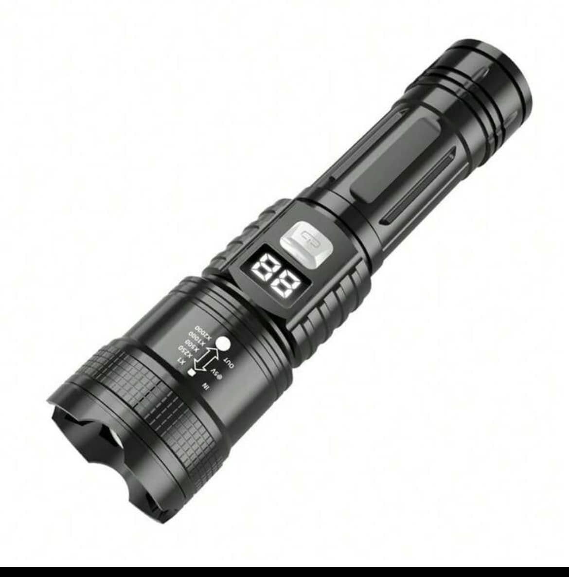 Linterna LED Recargable con Zoom
