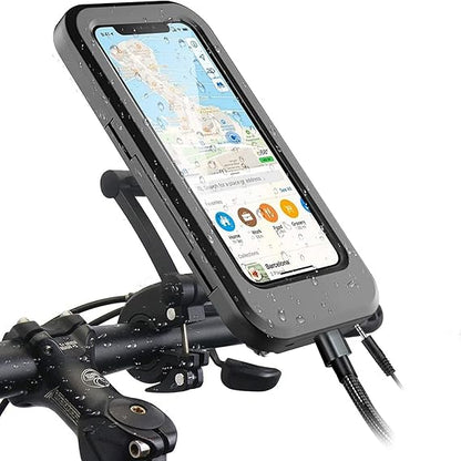 Soporte de celular impermeable para moto