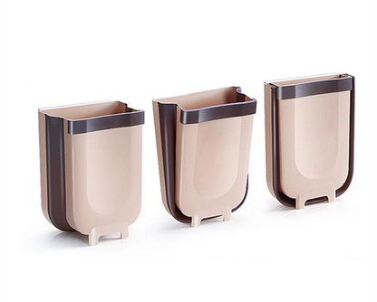 Basurero plegable colgante
