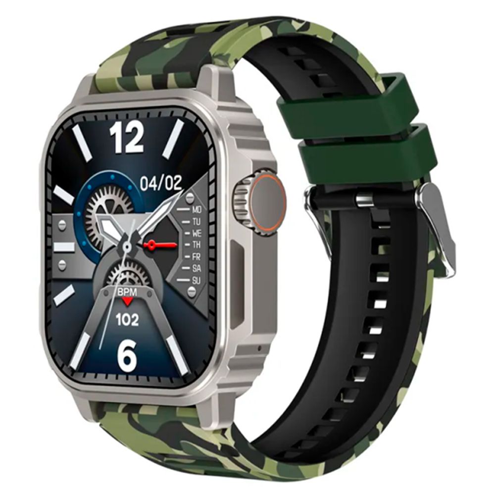 Reloj inteligente estilo militar