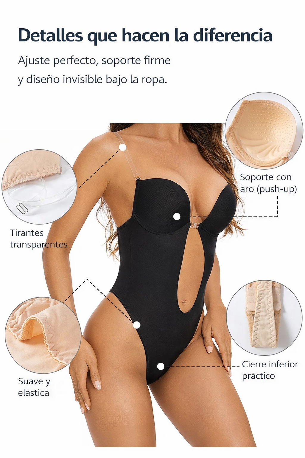 SiluetFit®️ - Body Invisible Push Up para Escotes