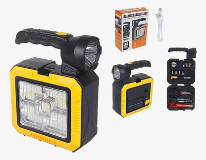 Kit de Herramientas con Linterna y Cargador