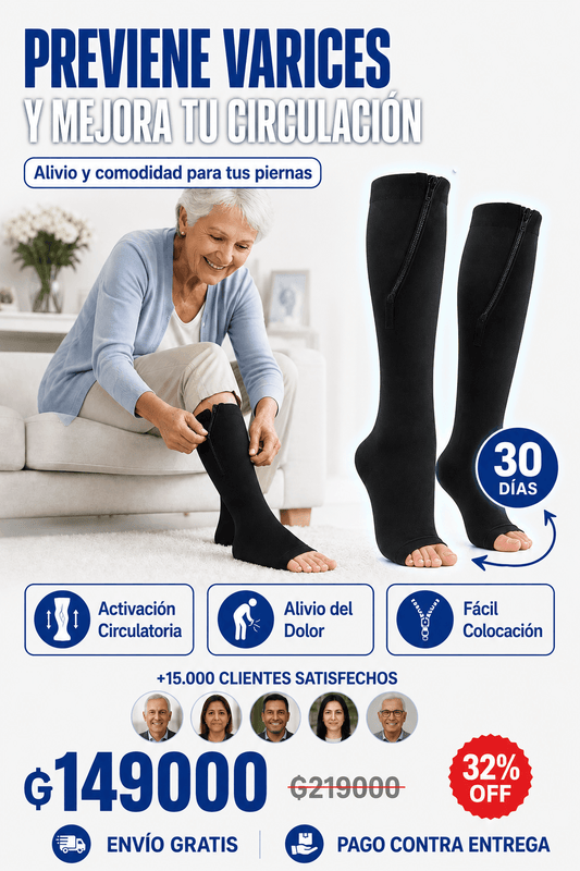Medias de Compresión Antivarices