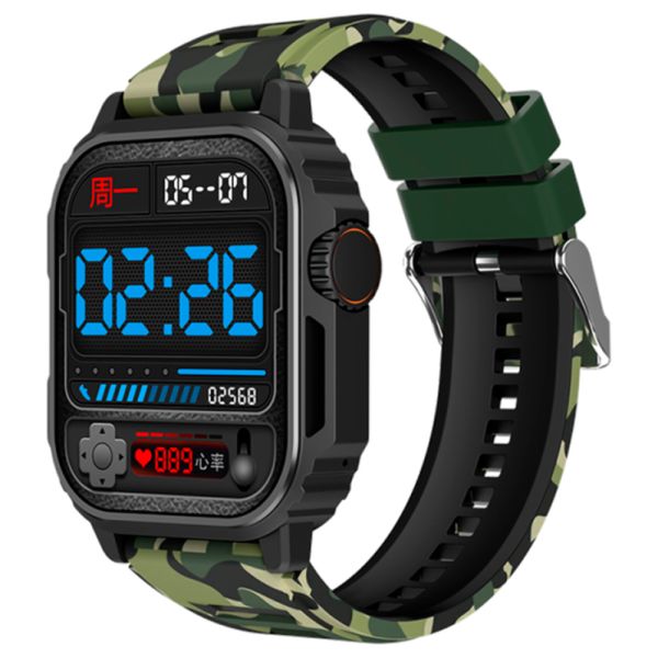 Reloj inteligente estilo militar
