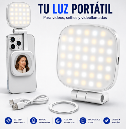 MagnetoGlow® - Soporte Magnético con Luz LED
